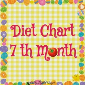 7 month bache food chart
