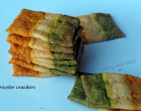 tiranga baked crackers